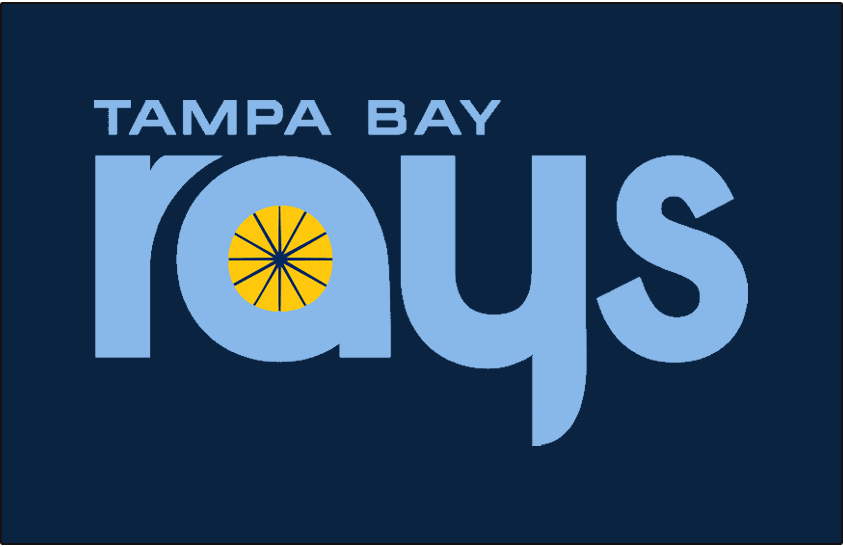 Tampa Bay Rays 2012-2018 Jersey Logo iron on paper